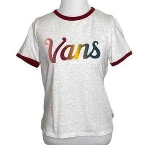 Vans Rainbow Letter Ringer T-Shirt